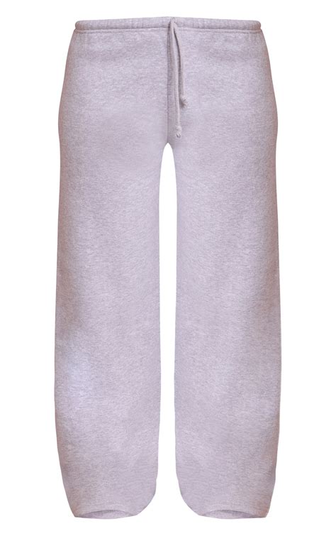 Petite Grey Marl Thin Waistband Sweatpants | Petite | PrettyLittleThing USA