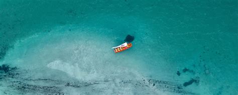 Download wallpaper 2560x1024 water, boat, aerial view, ocean, sailboat ...