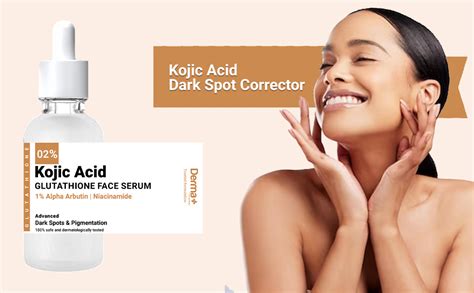 Derma+ Cure 2% Kojic Acid Serum | Brightening & Even Tone | Remove Dark ...