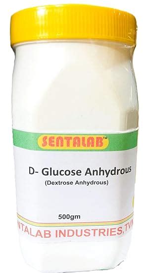 DEXTROSE ANHYDROUS (D-Glucose) Powder, 500gm (CAS NO 50-99-7) Extra ...