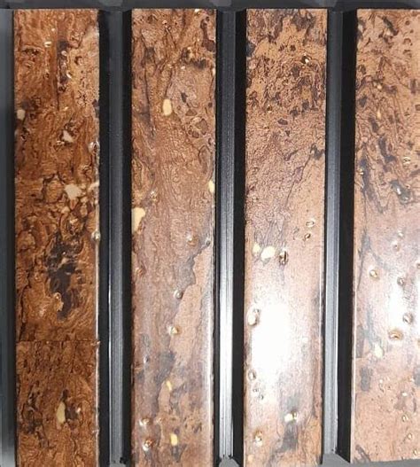 BANDARI PLYLAM LOUVERS Made of PVC 9FEET 12MM 5INCH Size AVLIBLE in ...