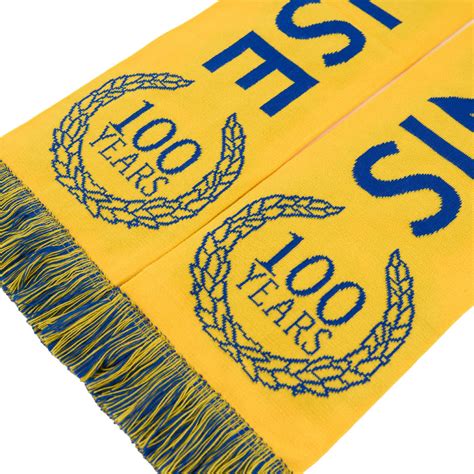 Scarf yellow Sint Truidense Voetbalvereniging 100year - Shops.topfanz.com