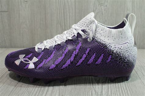 new men's size 8 Under Armour/UA team Spotlight Lux MC Football cleats ...