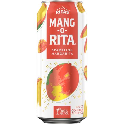 Budweiser Ritas Mang-O-Rita Sparkling Margarita, 8% ABV 16 oz | Shipt