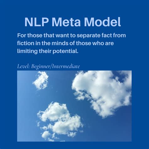 NLP Meta Model Questions 的图像结果
