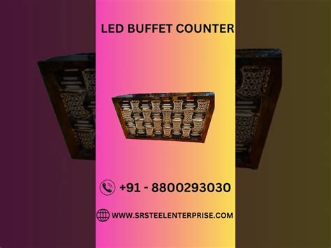 Buffet Counters - Stainless Steel Food Catering Counter l S.R Steel ...