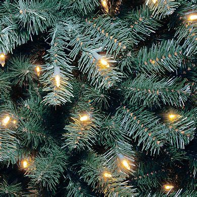 National Tree Co. 7' North Valley Spruce Blue Hinged Artificial ...