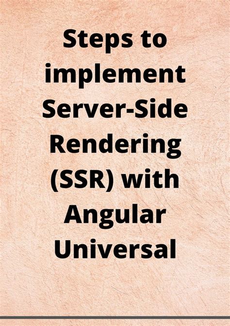 Server-Side Rendering SSR with Angular Universal 的图像结果