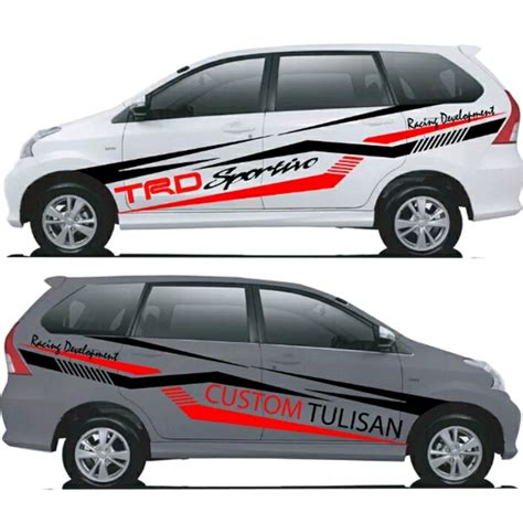 contoh cutting sticker mobil pick up