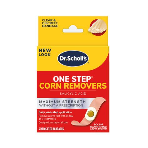 Dr. Scholl's One-Step Corn Removers (6Ct) Removes Corns In As Few As 2 ...