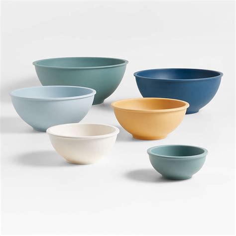 Melamine Mixing Bowls: Plastic Bowl Sets | Crate & Barrel