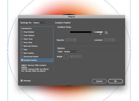 Image result for InDesign Gradient Feather