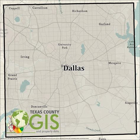 Dallas County Lines Map