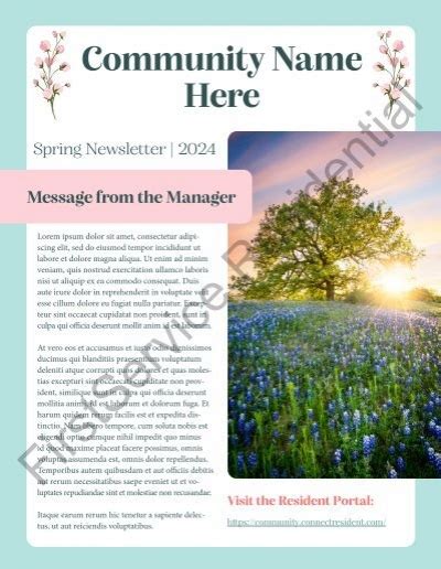 Rezultat imagine pentru Spring Newsletter Template