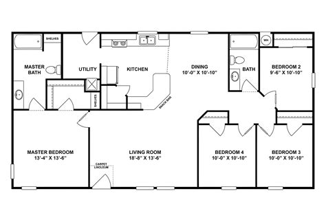 Single Wide Trailer Floor Plans