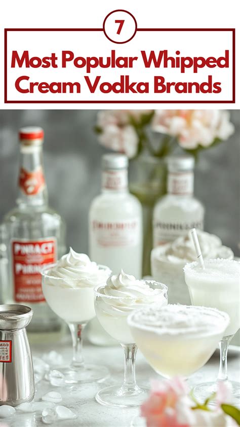 7 Most Popular Whipped Cream Vodka Brands | Whipped cream vodka ...