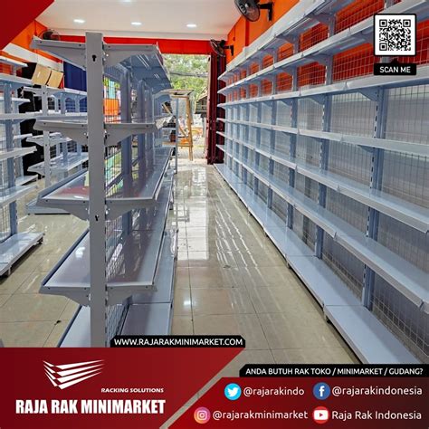 Pemasangan Rak Minimarket Tipe RR-13 & Meja Kasir Minimarket di Bintara ...