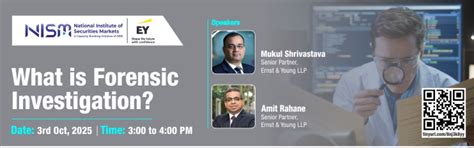 Webinar on What is Forensic Investigation? - National Institute of ...