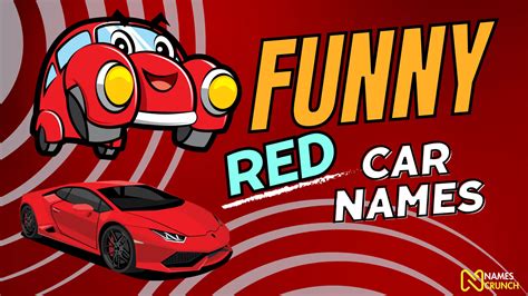 290+ Funny Red Car Names (Unique & Creative) - Names Crunch