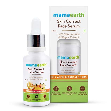 Buy Mamaearth Skin Correct Face Serum with Niacinamide and Ginger ...