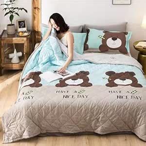 Yindella Super Soft Cotton Comforter Double Size Quilt for All Season ...