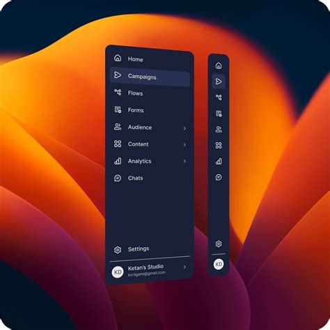 Image result for Side Navigation Menu Templates