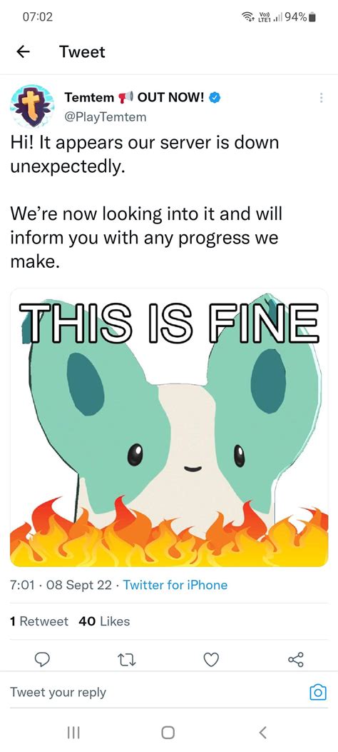 Servers are indeed down! : r/PlayTemtem