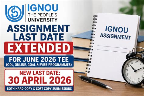 IGNOU Latest Updates | Admission, Assignment, Exams & Hall Ticket etc ...