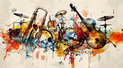 Image result for Musical Instruments Painting