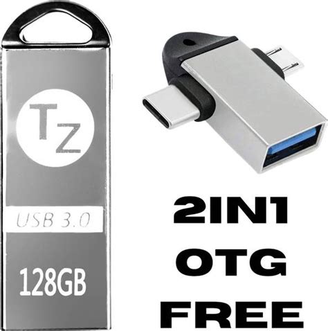 T ZED 128GB Pendrive v220w 2in1 OTG 128 GB Pen Drive - Price History