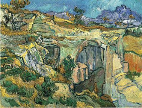 Entrance to a Quarry near Saint Remy - Vincent van Gogh - Painted in ...