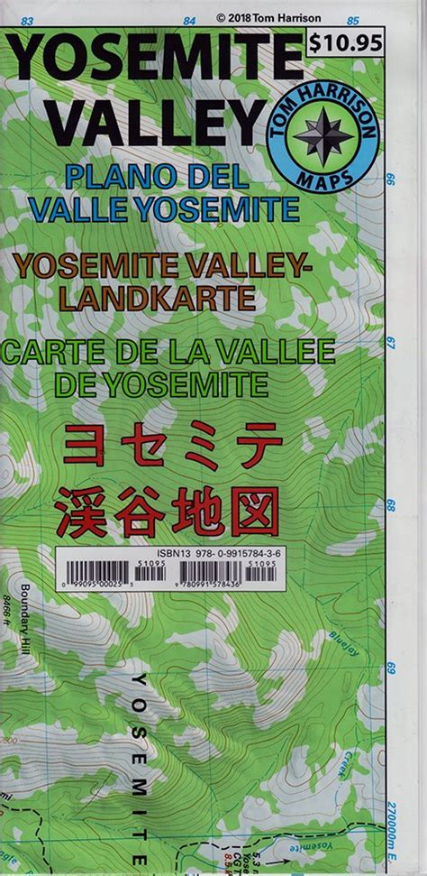 Buy Yosemite Valley Map: Plano del Valle Yosemite- Yosemite Valley ...