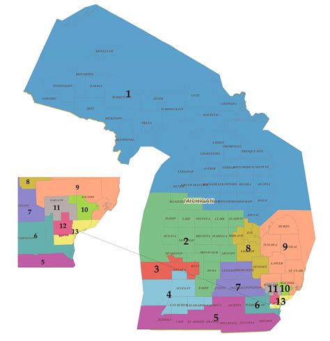 How Many Congressional Districts Are In Michigan at Jennifer Dermody blog