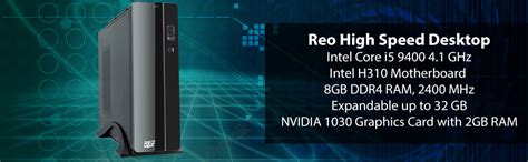 REO Desktop Intel Core i5 9th Generation 9400f 2.9 Ghz/8 GB DDR4 RAM ...