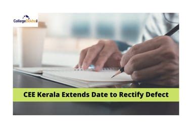 KEAM 2022: CEE Kerala Extends Date to Rectify Defects in Application ...