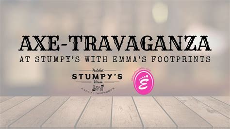 Axe-Travaganza @ Stumpys with Emmas Footprints, Stumpy’s Erie, 7 March ...