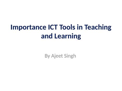 Image result for ICT Learning Tools