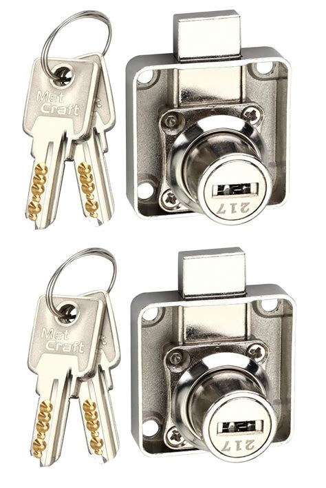 Met Craft Zinc Dimple Multipurpose Key Lock With 2 Dimple Key (22 Mm ...