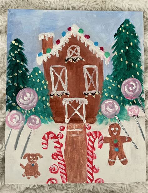 Kids' Gingerbread House Painting - Downtown West Chester PA