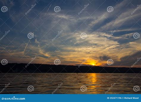 Evening at Seneca Lake, Finger Lakes Region, New York Stock Photo ...