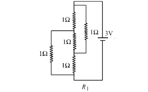 Figure shows three resistor configurations `R_1,R_2 and R_3` connected ...