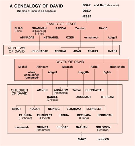 King David Bible Family Tree Tree Of Jesse Wikipedia