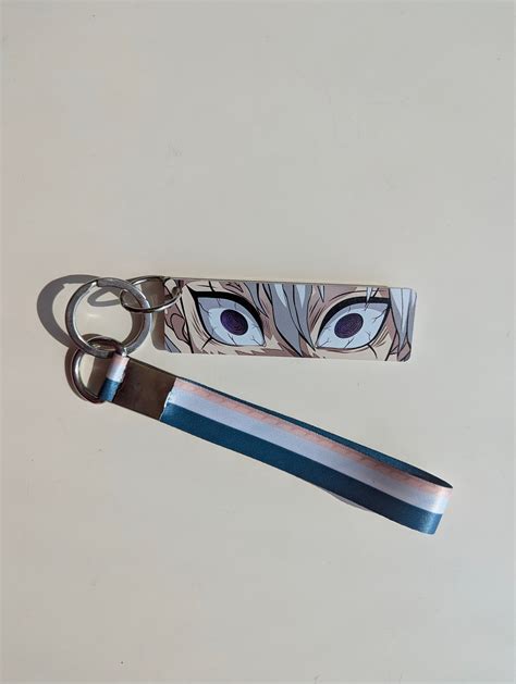 Sanemi Shinazugawa Glowing Eyes Keychain | Handmade Premium Keychain ...