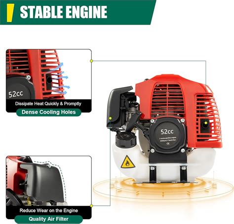 BAIODNB Gas Handheld Sweeper, 2-Stroke Driveway Turf India | Ubuy