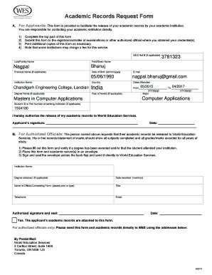 Image result for How to Fill Academic Records Request Form