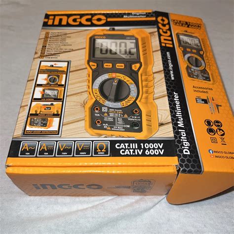 Ingco TRMS 6000 Tester Digital Multimeter (DM7502 India | Ubuy