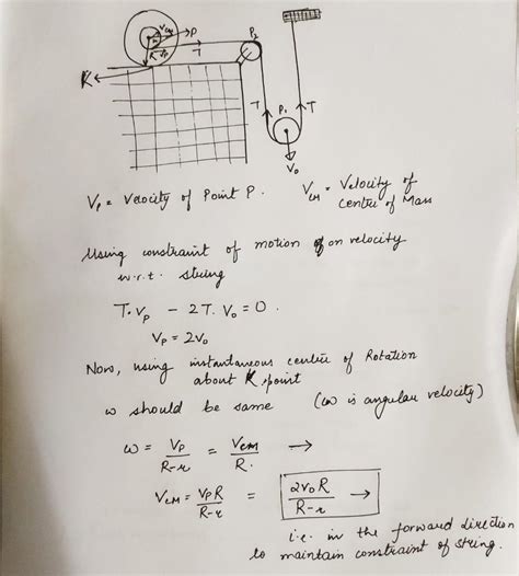 a bobbin with thread around it lies on a horizontal floor and can roll ...