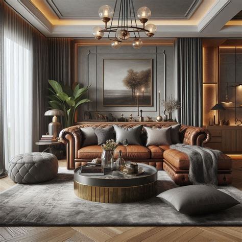 15 Elegant Grey and Brown Living Room Ideas | Grey and brown living ...
