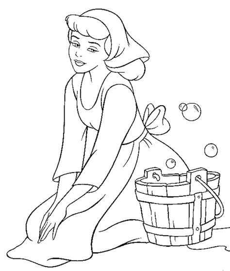 Cinderella Printables Coloring Pages - Printable Word Searches