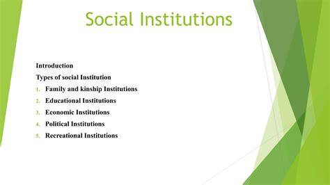Social Institutions.pptx - institution social